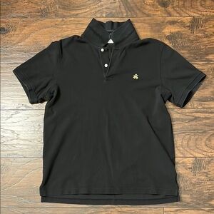 Brooks Brothers Black Polo Shirt Classic Design